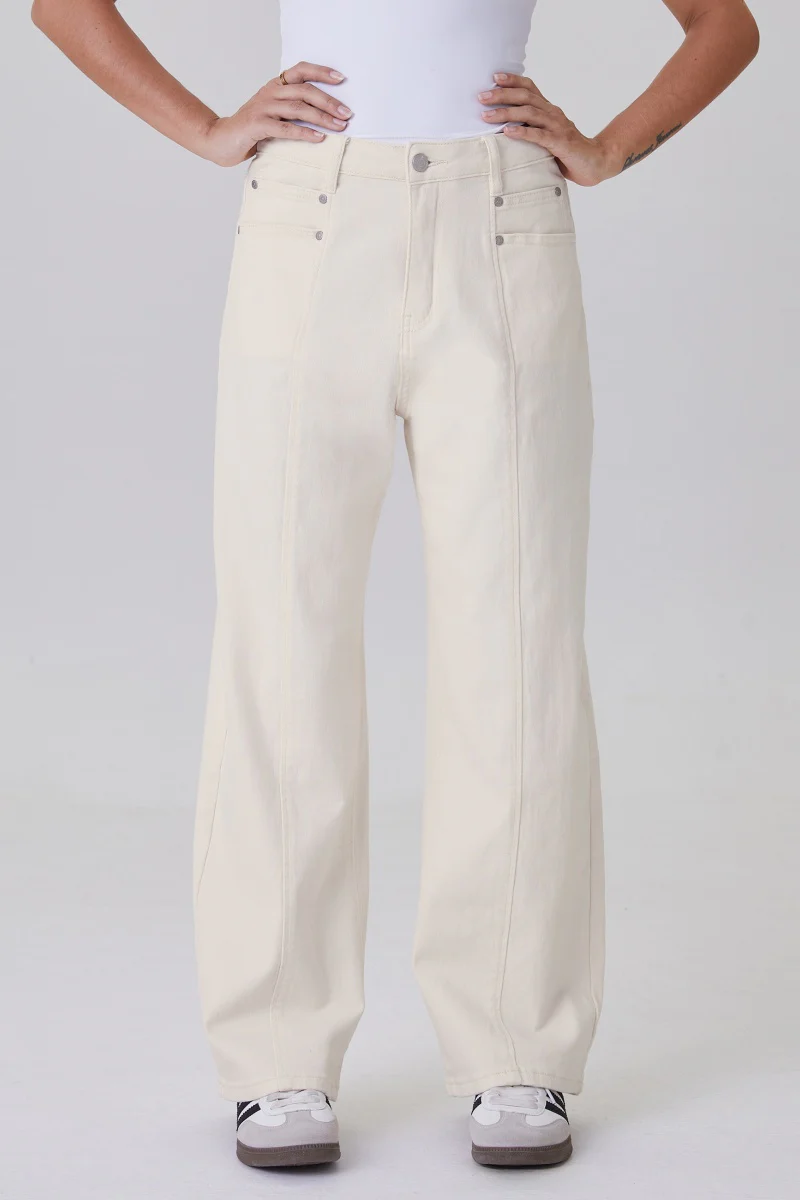 Katchme High Waist Multi-Pocket Soft Stretch Wide Leg Trousers - Image 7