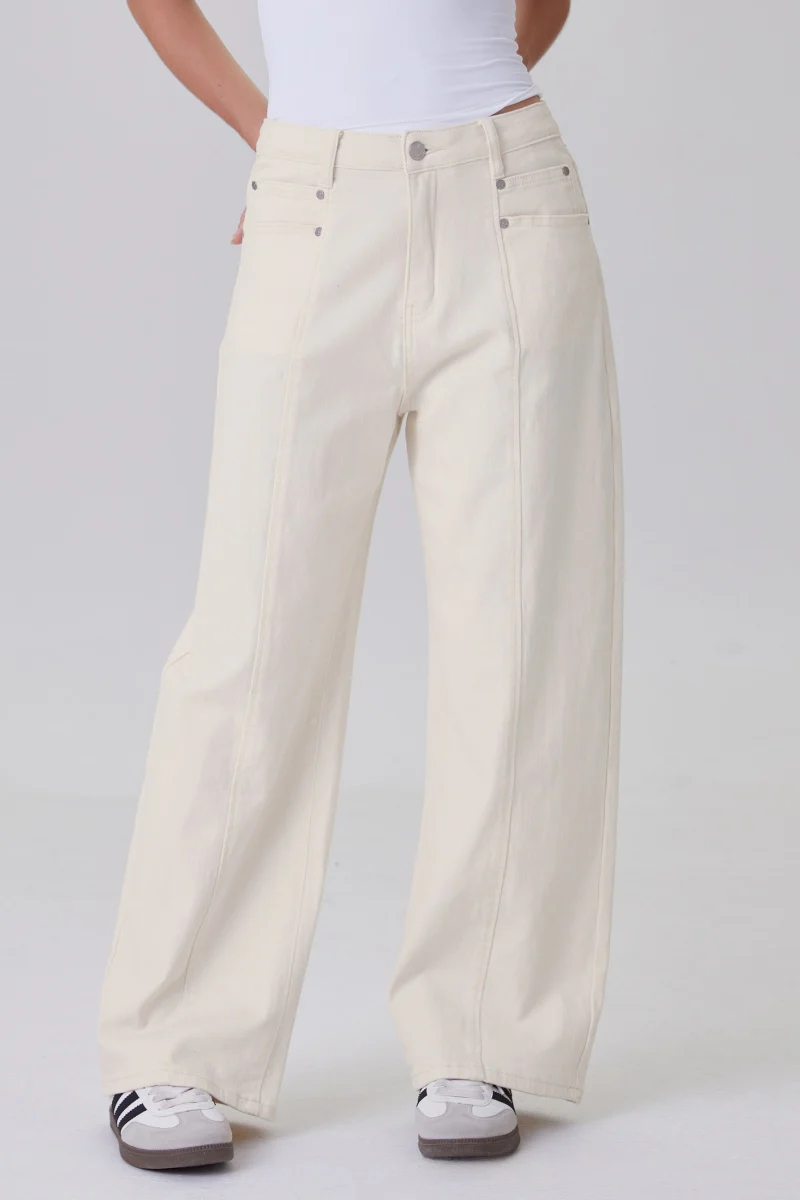 Katchme High Waist Multi-Pocket Soft Stretch Wide Leg Trousers - Image 8