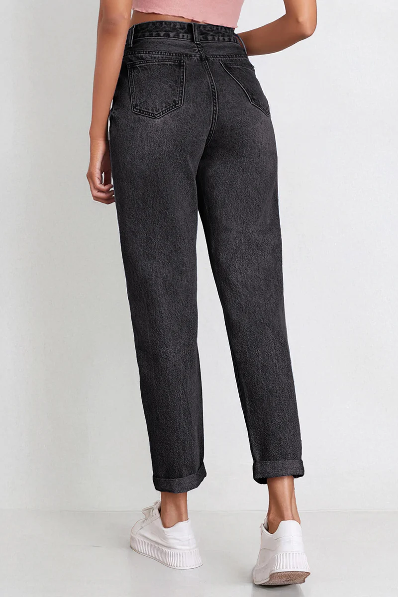 Casual Mid Rise Solid Slim Fit Jeans - Image 13