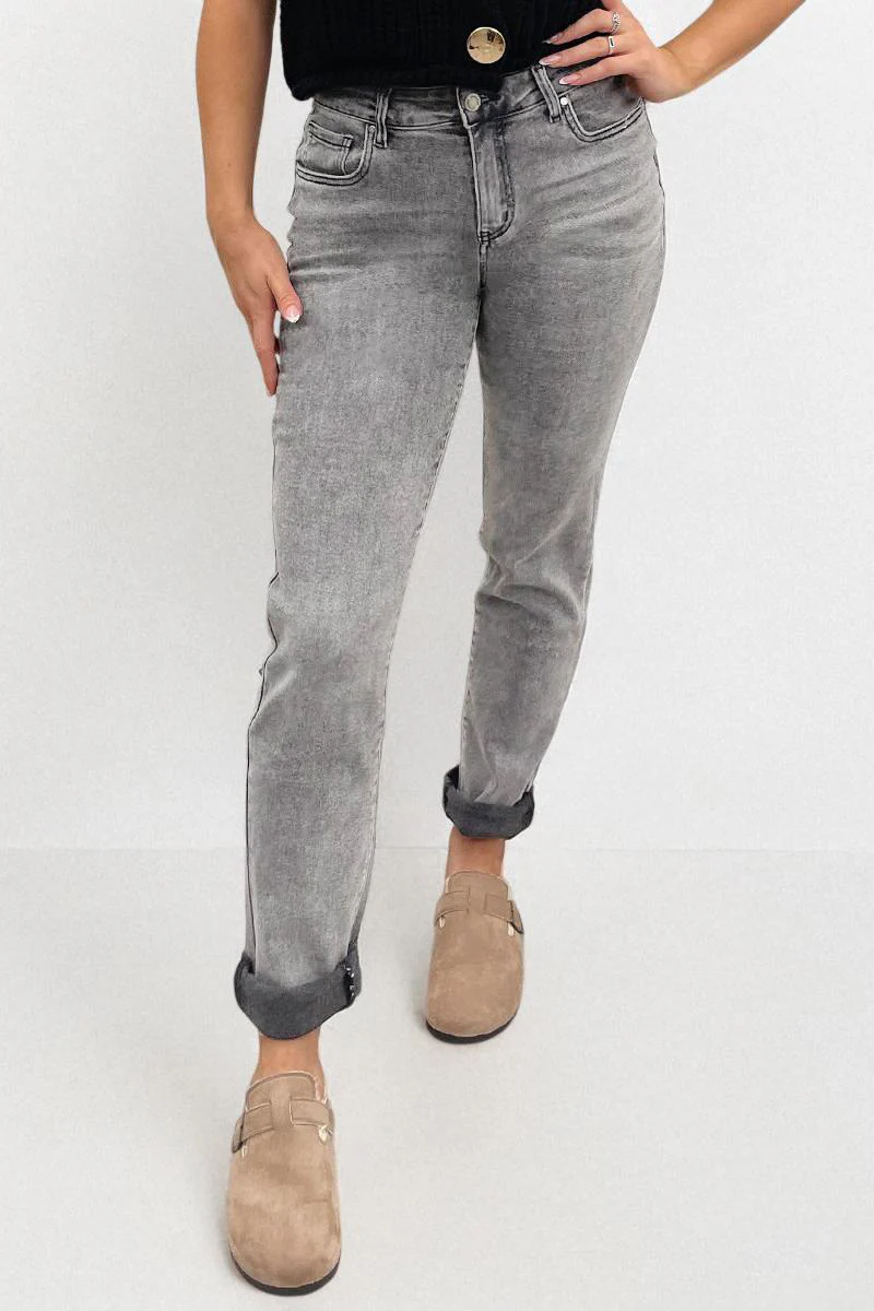Casual Mid Rise Solid Slim Fit Jeans - Image 7